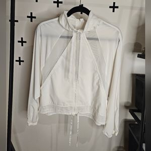 Lululemon White Windbreaker Jacket